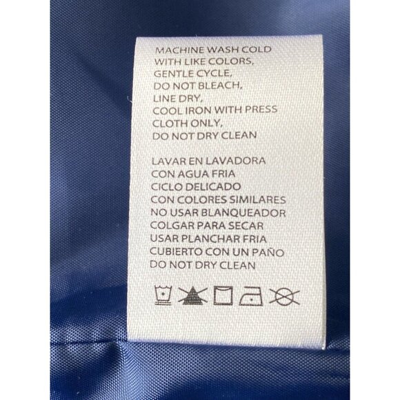 Weatherproof Vintage Women's Hooded Rain Slicker Jacket Blue Size XL - Picture 6 of 6